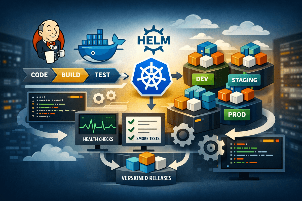 CI/CD Pipeline to Kubernetes with Helm